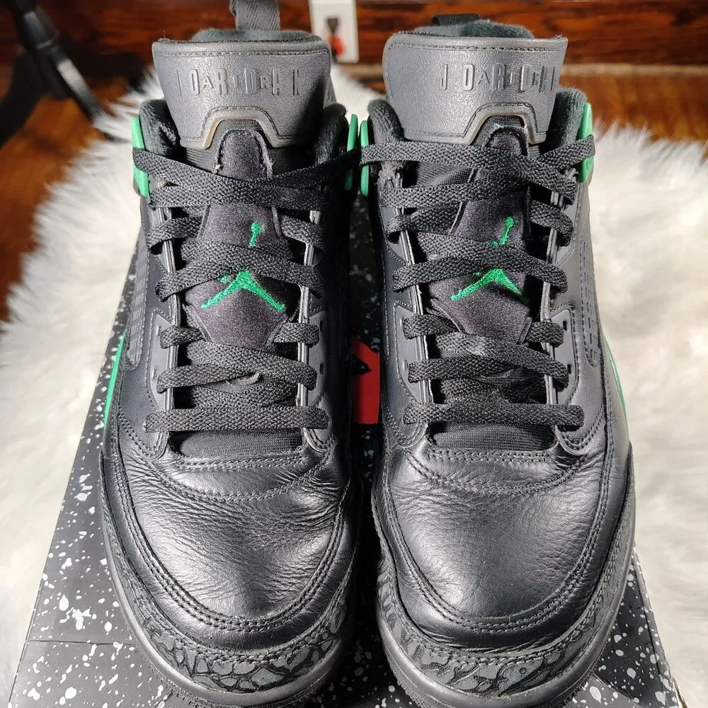 Nike Air Jordan Spizike Low Black-Pine Green-Anthracite Size 10 FQ1759-003 Mens